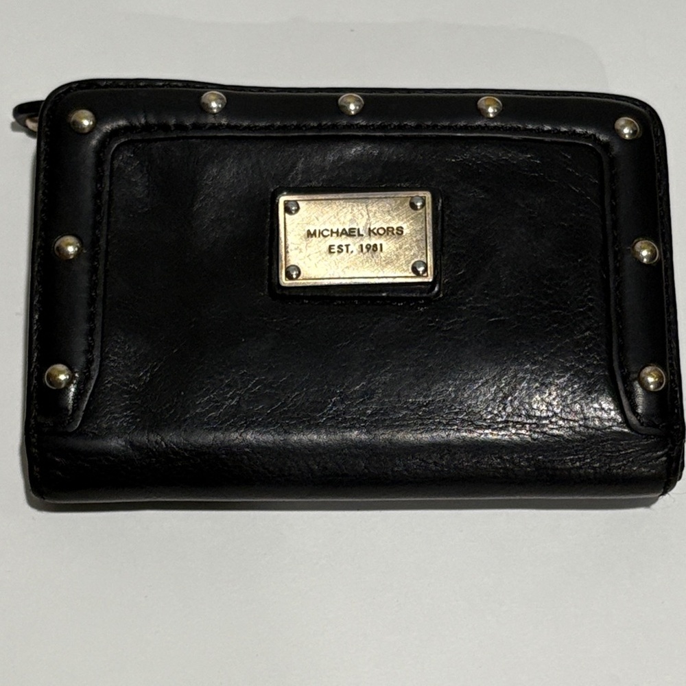 Michael Kors Studded Leather Wallet